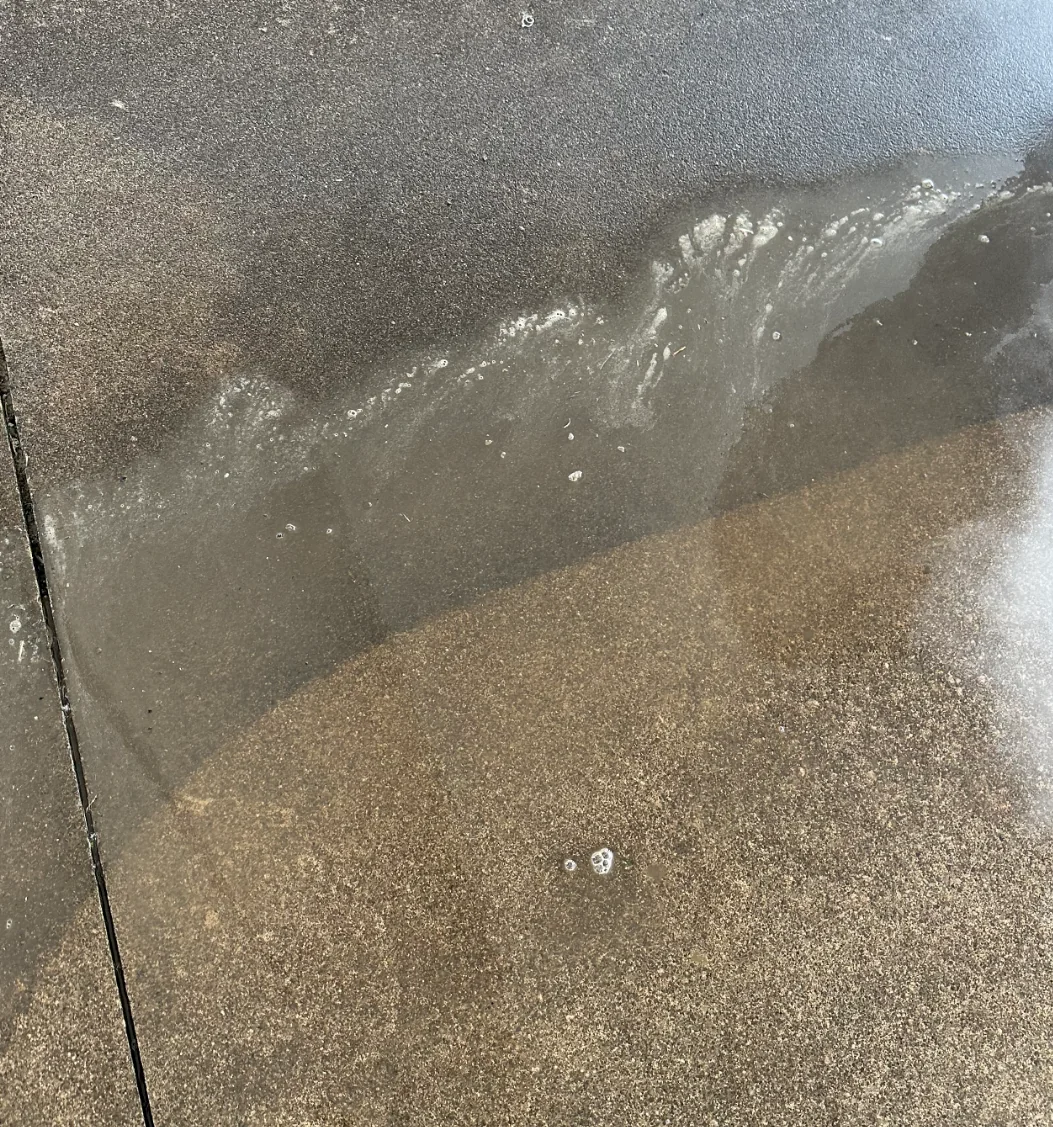 Concrete power washing
